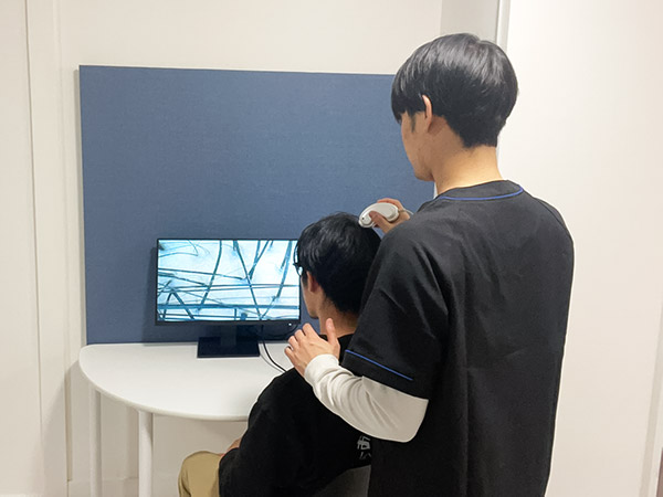 毛密・毛根確認